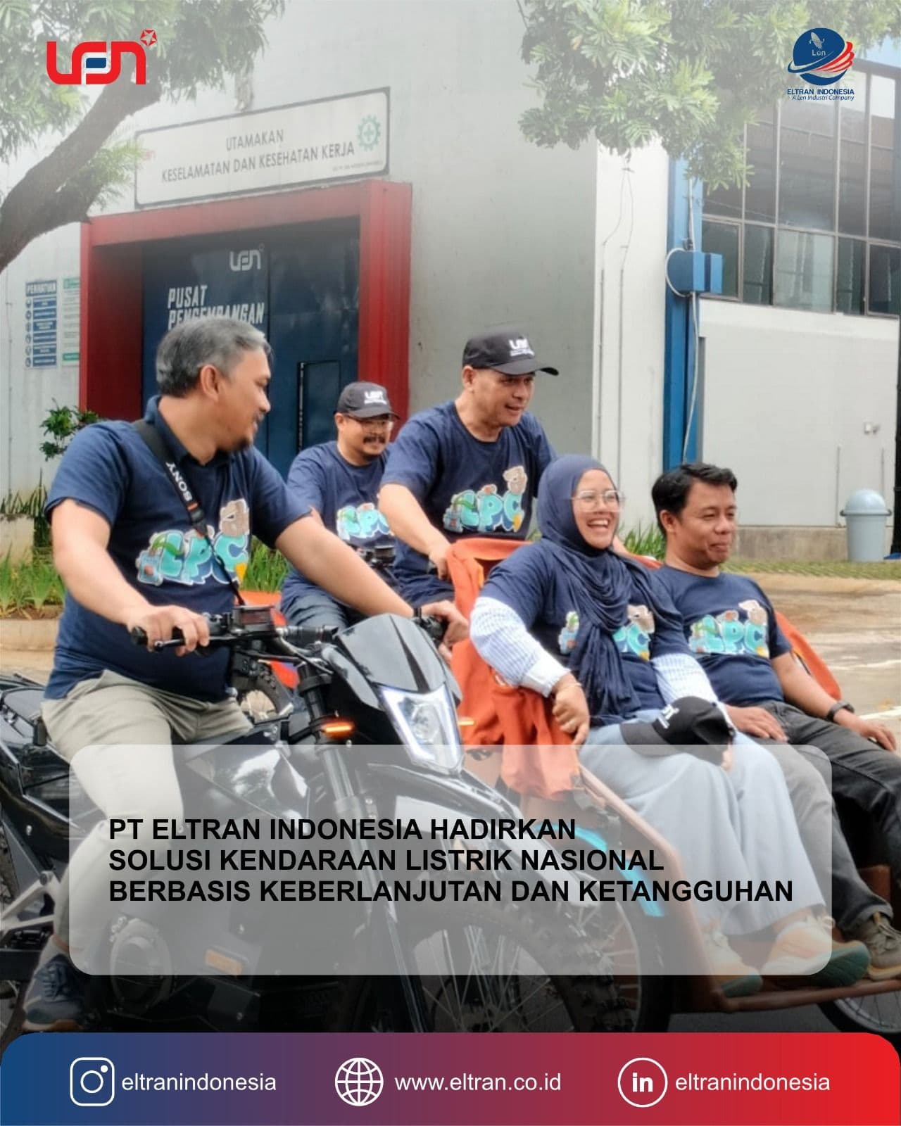Produk kendaraan listrik PT Eltran Indonesia untuk mobilitas berkelanjutan dan ketangguhan nasional